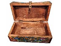 thumb4-Wooden Tibetan Box-34038