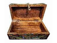 thumb4-Wooden Tibetan Box-34040