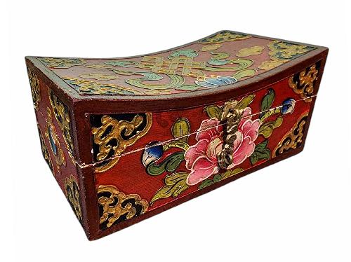 Wooden Tibetan Box-34041