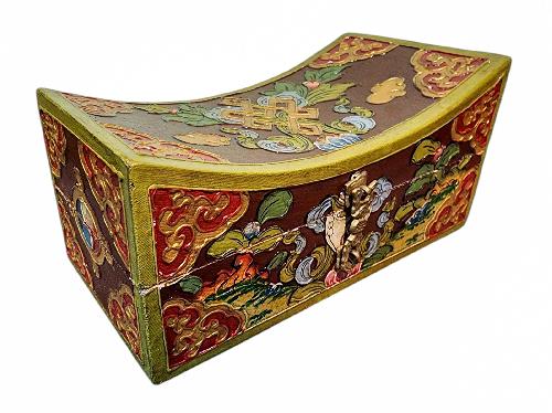 Wooden Tibetan Box-34043