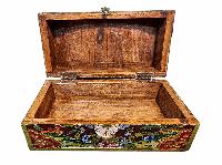 thumb4-Wooden Tibetan Box-34043