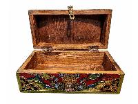 thumb4-Wooden Tibetan Box-34044