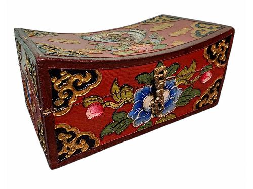 Wooden Tibetan Box-34045