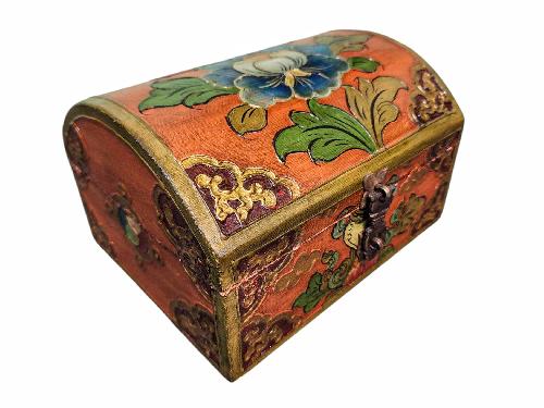 Wooden Tibetan Box-34046