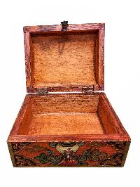 thumb4-Wooden Tibetan Box-34046