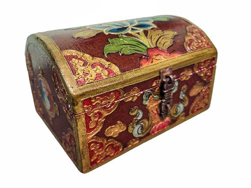 Wooden Tibetan Box-34047