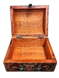 thumb3-Wooden Tibetan Box-34047