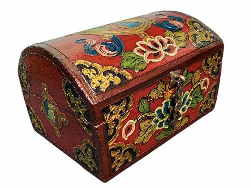 Wooden Tibetan Box-34048