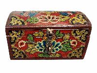 thumb1-Wooden Tibetan Box-34048