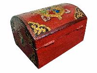 thumb3-Wooden Tibetan Box-34048