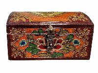 thumb1-Wooden Tibetan Box-34049