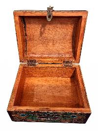 thumb4-Wooden Tibetan Box-34049