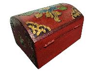 thumb3-Wooden Tibetan Box-34050