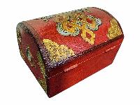 thumb2-Wooden Tibetan Box-34051