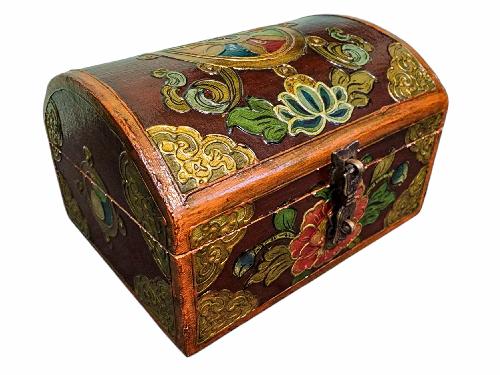 Wooden Tibetan Box-34052