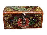 thumb1-Wooden Tibetan Box-34052