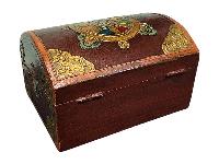 thumb2-Wooden Tibetan Box-34052