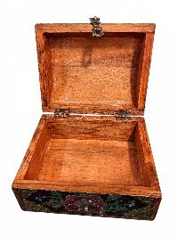 thumb3-Wooden Tibetan Box-34052