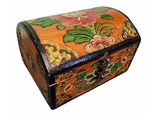 Wooden Tibetan Box-34053