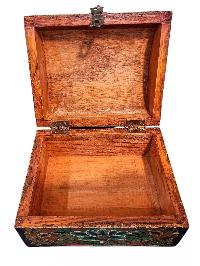 thumb4-Wooden Tibetan Box-34053