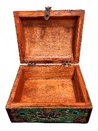 thumb4-Wooden Tibetan Box-34054