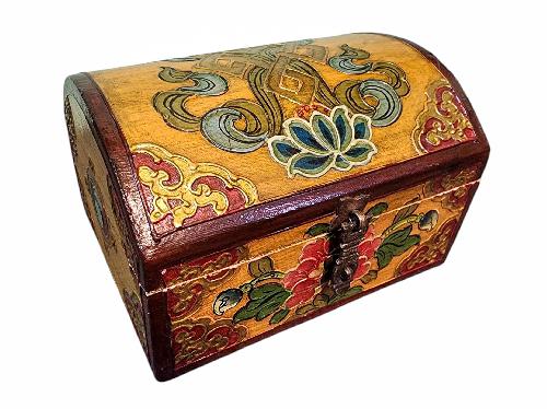 Wooden Tibetan Box-34055