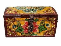 thumb1-Wooden Tibetan Box-34055