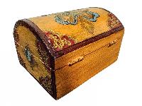 thumb3-Wooden Tibetan Box-34055