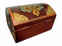 thumb3-Wooden Tibetan Box-34056