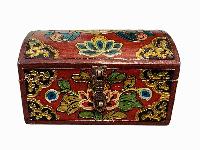 thumb1-Wooden Tibetan Box-34057