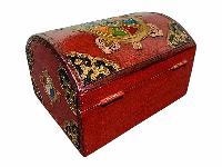 thumb2-Wooden Tibetan Box-34057