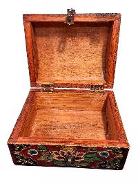 thumb3-Wooden Tibetan Box-34057