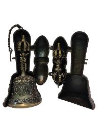 Bell And Dorje [vajra] With Cover, [high Quality]