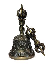 Bell And Dorje [vajra] With Cover, [high Quality]