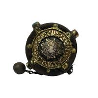 Hand Held Prayer Wheel, Buddhist Handmade Prayer Wheel