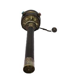 Hand Held Prayer Wheel, Buddhist Handmade Prayer Wheel