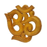 Wooden Om -painted, Haldu Wood