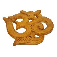 Wooden Om -painted, Haldu Wood