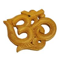 Wooden Om -painted, Haldu Wood