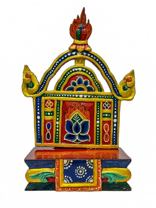 Wooden Altar chesum Base, Throne For Statue traditional Color