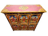 Tibetan Cabinet With Four Doors, [painted]