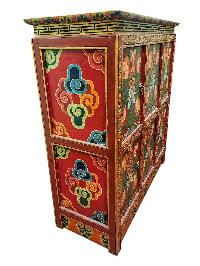 Tibetan Cabinet With Four Doors, [painted]