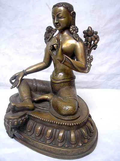 Green Tara Statue, [sold]