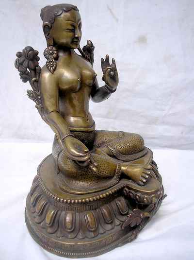 Green Tara Statue, [sold]