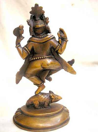 Ganesh Statue, [chocolate Oxidized], [sold]