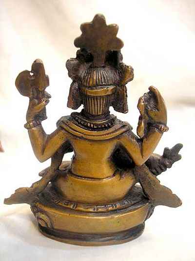 Ganesh Statue, [chocolate Oxidized], [sold]