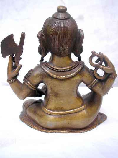 Ganesh Statue, [chocolate Oxidized], [sold]