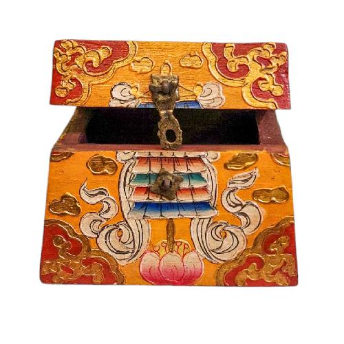 Wooden Tibetan Box-34318