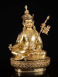 [padmasambhava], Buddhist Handmade Statue, [full Gold Plated], [face Painted], High Quality