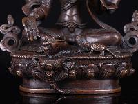 [lakshmi], [buddhist Handmade Statue, [chocolate Oxidized], High Quality